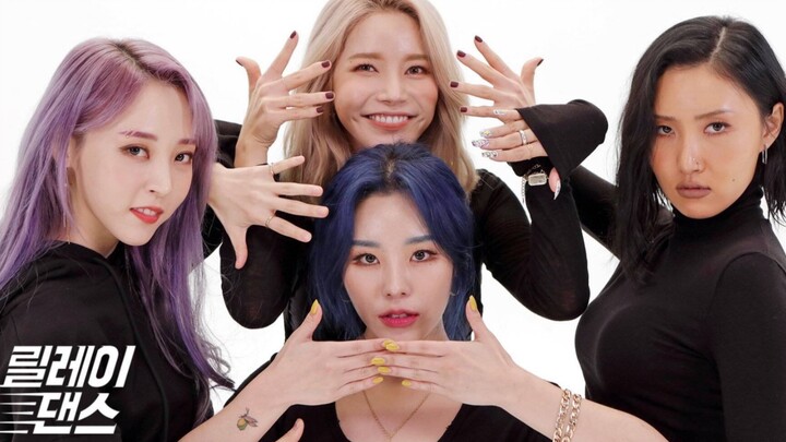 【MAMAMOO】Tarian estafet versi potret yang keren, menggemaskan banget! Senyum tak pernah lepas dari w