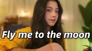[Musik][Rekreasi] Bernyanyi Sambil Bermain Gitar|'Fly Me To The Moon'