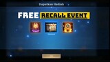 NEW PERMANENT RECALL! FREE RECALL EXCHANGE EVENT CLAIM NOW | MLBB NEW EVENTS | MOBILE LEGENDS