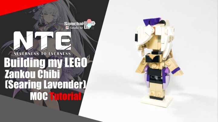 LEGO NTE: Neverness to Everness Zankou (Searing Lavender) Chibi MOC Tutorial | Somchai Ud