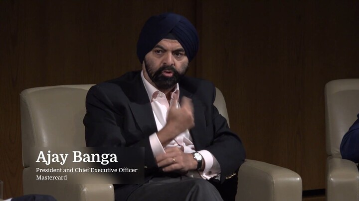 Mastercard CEO Ajay Banga discusses the value of relationships in business