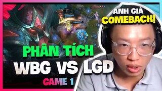 PHÂN TÍCH WBG VS LGD GAME 1, SWORDART XUẤT TRẬN, LUỒNG GIÓ MỚI CỦA THESHY (LMHT)12.4