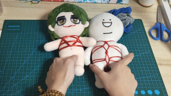 【龟甲缚捆绑教程】棉花娃娃没衣服怎么办？！不如亲手将他绑起来！