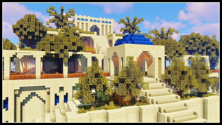 The Hanging Gardens of Babylon | Minecraft Timelapse