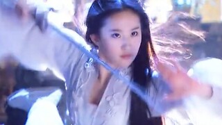 【Little Dragon Girl】Fairy sister Liu Yifei's fighting scenes - graceful as a startled swan, gentle a
