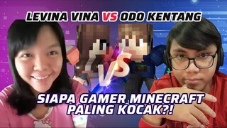Levina Vina vs Odo Kentang: Konten Minecraft Siapa Paling Kocak?! | MRI PanSos Kap #short