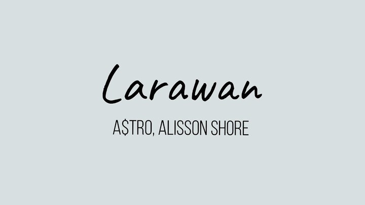 Larawan Lyric video | A$tro, Alisson Shore