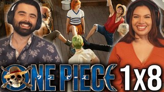 LUFFY VS. ARLONG ONE PIECE FINALE! ONE PIECE EPISODE 8 REACTION! FIRST TIME EVER WATCHING ONE PIECE