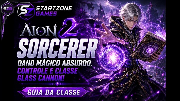 AION 2 Sorcerer Muito Dano Mágico, CC e Classe Glass Cannon!