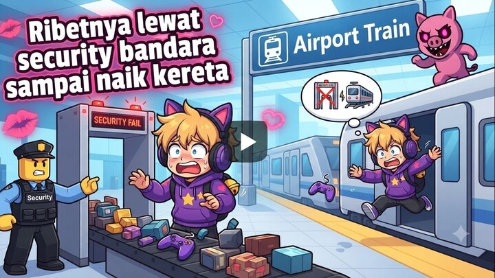 Ribetnya lewat security bandara sampai naik kereta