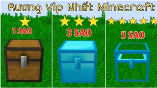 Vhboy tv chế tạo rương Kim Cương 1 sao đến 5 Rương nào Vip nhất Minecraft