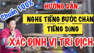 CÁCH NGHE TIẾNG BƯỚC CHÂN XÁC ĐỊNH VỊ TRÍ ĐỊCH CALL OF DUTY MOBILE | ANHPO CODM | COD Mobile