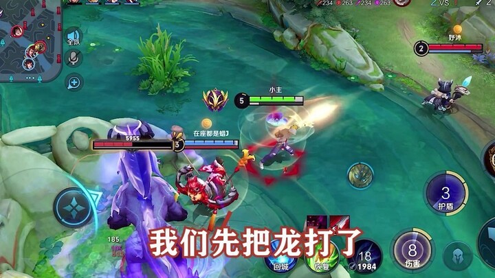 劣势了游戏语音系统只会提示你经济落后先发育，但是它没有告诉你劣势可以这样打。