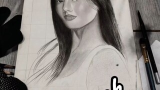 charcoal and graphite art