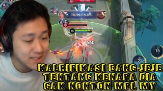 El tanggapan lagi beri tanggapan kenapa ga nonton mpl malay😅 - Clip MLBB