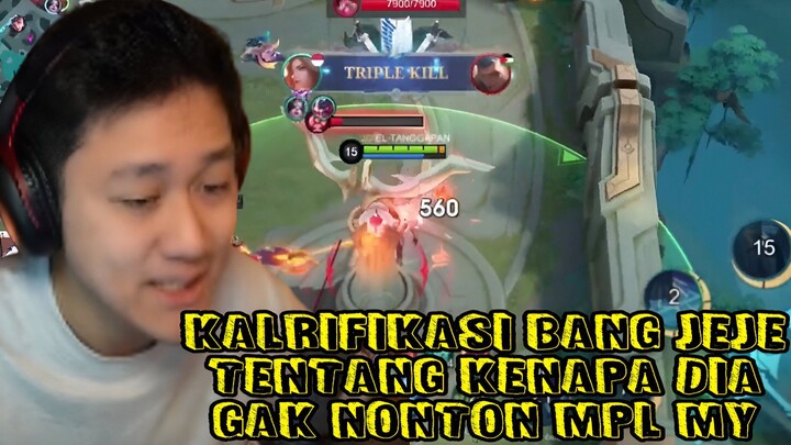 El tanggapan lagi beri tanggapan kenapa ga nonton mpl malay😅 - Clip MLBB