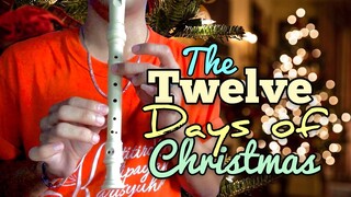 THE TWELVE DAYS OF CHRISTMAS - Recorder Letter Notes | Easy Flute Notes