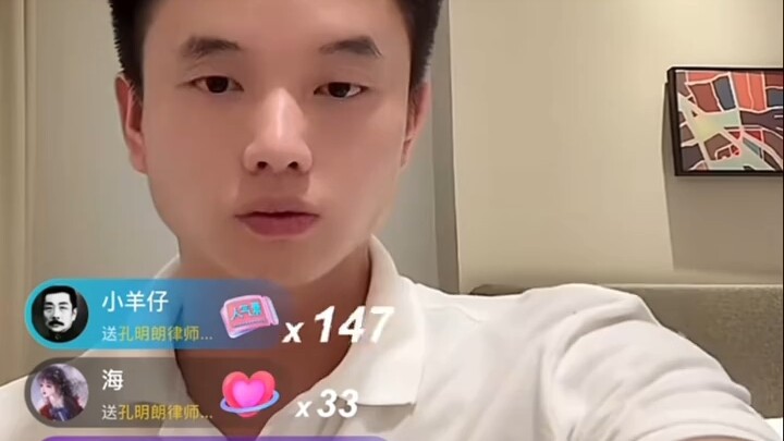 The livestream clearly looks off—is someone watching him nearby? Was that final hand gesture a plea 