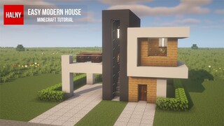 Easy modern house - Minecraft tutorial