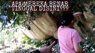 Kehidupan gadis Dayak di hutan kalimantan|| goa ini sebagai tempat istirahatnya ????