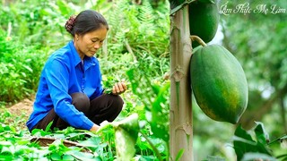 Đu đủ nộm, rau khoai lang xào tỏi đặc sản quê khiến bao người thèm ( Papaya Salad ) I Ẩm Thực Mẹ Làm