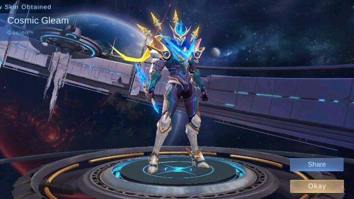 Gusion Legend skin obtained Free draw