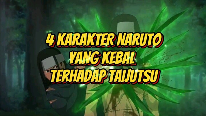 Inilah 4 Karakter Naruto yang kebal terhadap Taijutsu