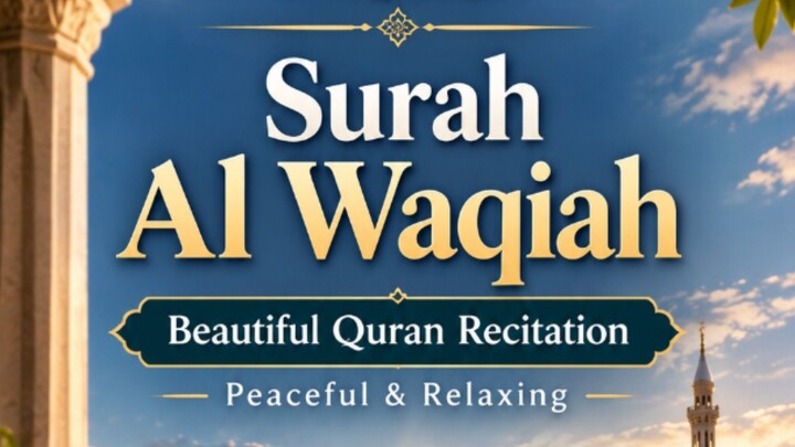Surah Al Waqiah | Beautiful Qur'an Recitation