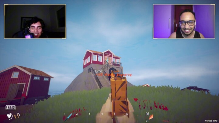 1v1 situation in How to Fish LMAO!