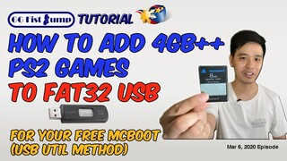 How to Add Large 4GB PS2 Games to FAT32 USB for Free Mcboot | USBUtil Tutorial