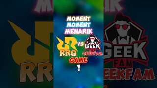 RRQ VS GEEK FAM Game pertama 🥶 #contentcreatormlbb #wiamungtzy #wiamungstore #jokiwiamung