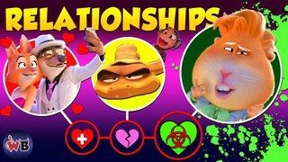 Dreamworks THE BAD GUYS Relationships: ❤️ Healthy to Toxic ☣️