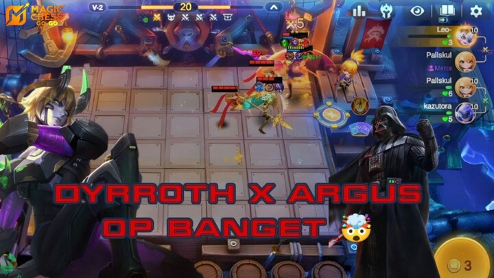 DARAH UDAH SEKARAT 🤯 COMMANDER DYRROTH PENYELAMAT 🥶 | MAGIC CHESS GO GO [MCGG]
