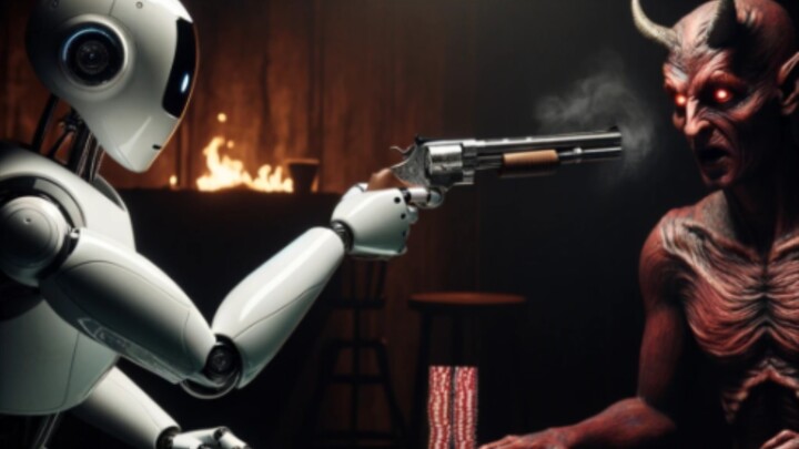 Để ChatGPT vẽ cảnh anh ấy chơi “Roulette Quỷ Dữ” thì kết quả là…