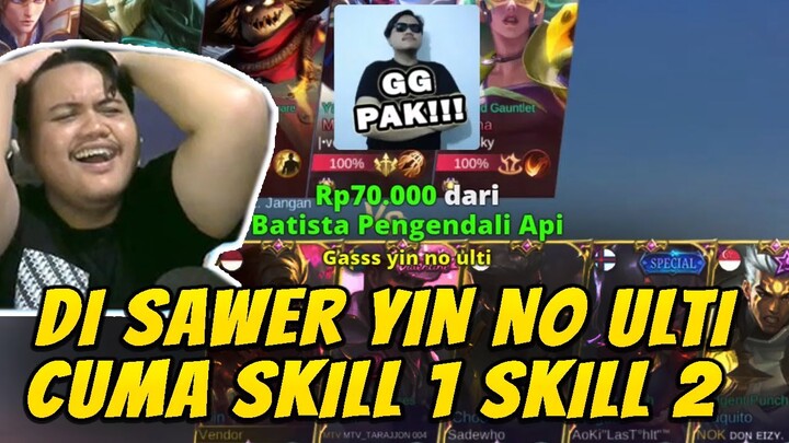 DI TROLL VIEWER YIN NO ULTI UDAH HAMPIR MENANG MALAH DI COMEBACK - MOBILE LEGENDS