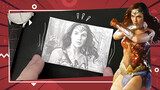 Tôi đã tự tay vẽ Wonder Woman trên 1984 trang giấy trong 117 ngày