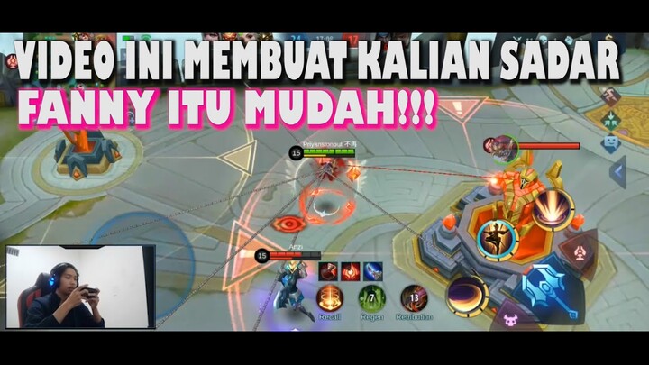 Tips Bermain Hero Fanny Ampuh Buat Pemula! Pake Facecam Nih Hehe! | Mobile Legends Bang Bang
