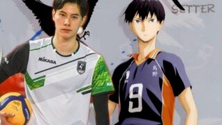 [Takahashi Aoi x Kageyama Tobio] Cinta terkonsentrasi di bagian belakang kepala