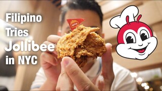 Pinoy Tries Jollibee in New York City