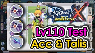 [ROX] How Much Damage Boost? Lv110 White Accessories & Talisman DPS Test | KingSpade