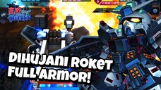 Dihujani Roket Full Armor Gundam! - Gundam Supreme Battle