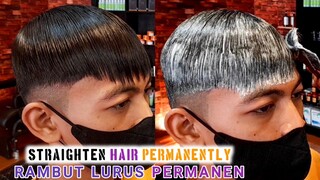 cara meluruskan rambut permanen, sendiri dirumah