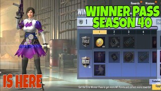 Pubg Mobile Lite Season 40 Winner Pass Is Here | Pubg Lite New Winner Pass - Krish Gamer