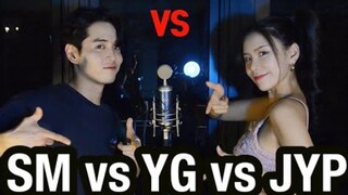 【SM vs YG vs JYP】Medley satu lagu dari tiga besar! Luar biasa! Keserasian yang tak terduga?