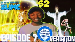 Rimuru Death Stare ! That Time I Got Reincarnated As A Slime S2 {Reaction} Episode 7 | SteloPacino