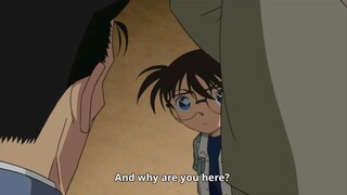 Conan scared of Kogoro