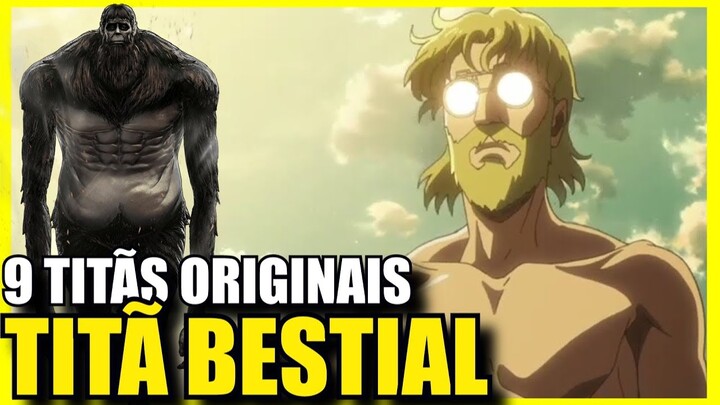 TITÃ BESTIAL Shingeki no Kyojin - Beast Titan Attack on Titan ATAQUE DOS TITÃS - Zeke Jaeger 獣の巨人