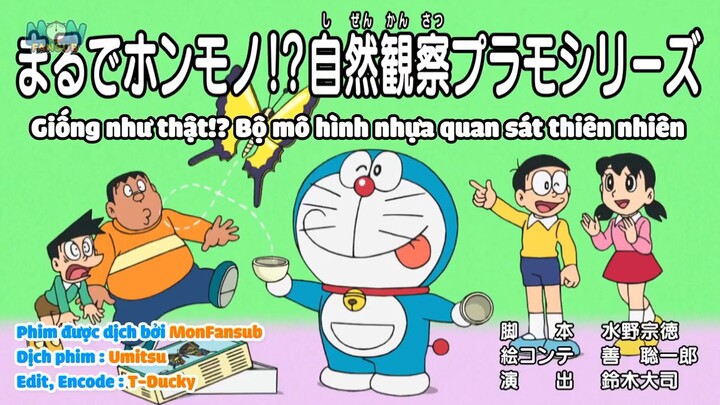 Phim Doraemon: Giống Như Thật !? Bộ Mô Hình Nhựa Quan Sát Thiên Nhiên