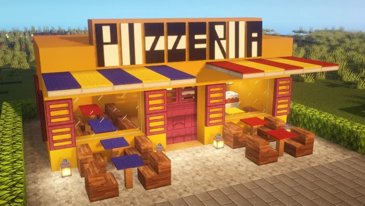 Pizzeria in Minecraft - Tutorial