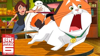 The Hunt for Mochi 😿| Big Hero 6 The Series | Disney XD